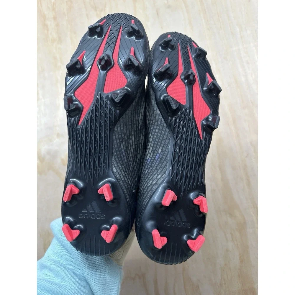 Adidas Speedflow .3 FY3296 Soccer Shoes Sz 10‎ Black Lace Up 299 792 458 m/s